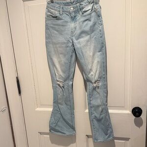 Old Navy Light Blue High-Rise Flare Jeans